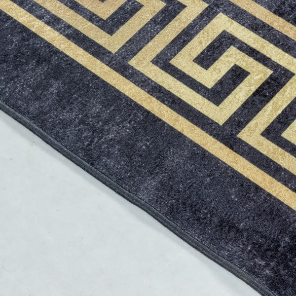 Anthrazitfarbener, waschbarer Teppich, 160 × 230 cm Fiesta - Ayyildiz Carpets-image-4