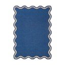 Dunkelblauer, handgewebter Teppich mit Wollanteil, 120 × 170 cm Rivo Wool - Flair Rugs