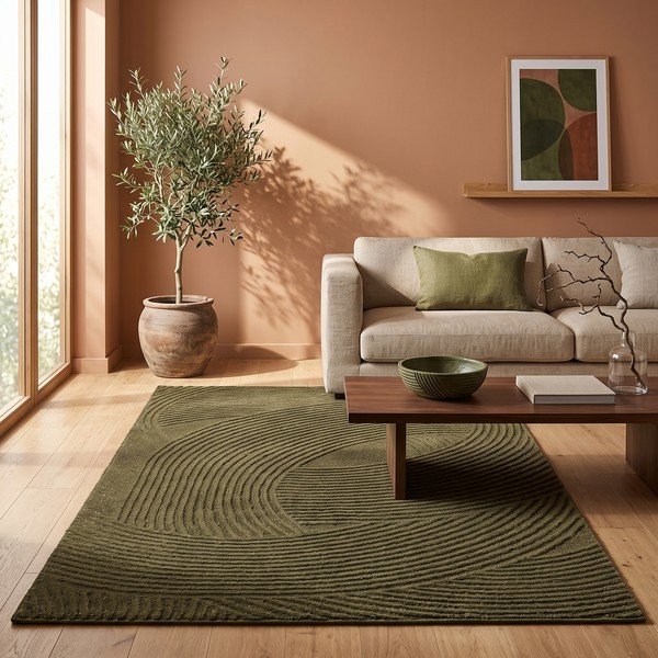 Grüner Teppich 120x170 cm Zephyr – ESTE-image-3