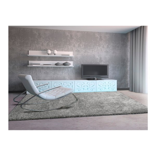 Grauer Teppich 57x110 cm Aqua Liso – Universal-image-1