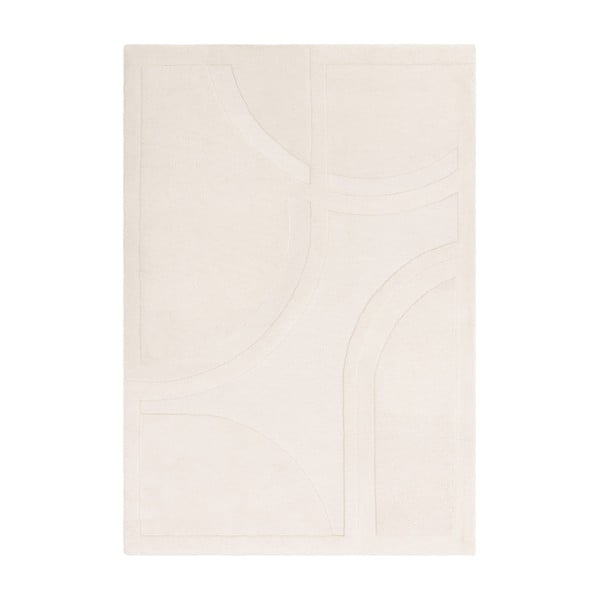 Weißer Wollteppich, 160 × 230 cm Olsen - Asiatic Carpets