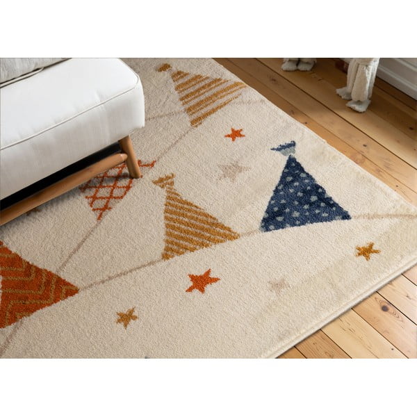 Cremefarbener Kinderteppich 160 x 235 cm Kids Party - Hanse Home-image-1