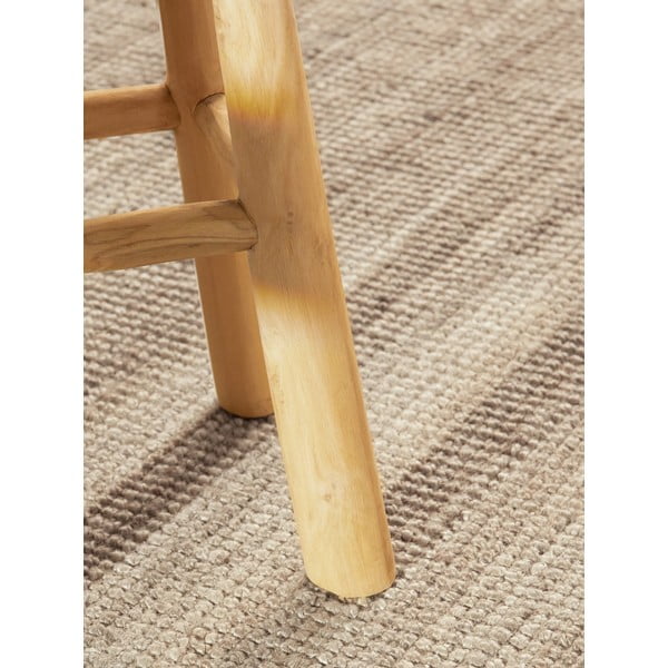 Runder Jute-Teppich in Taupe, Ø 160 cm Bouclé Jaipur - Hanse Home-image-4