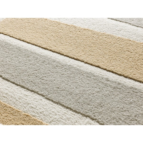 Teppich in Hellgrau und Creme, 80 x 150 cm Flora - Universal-image-2