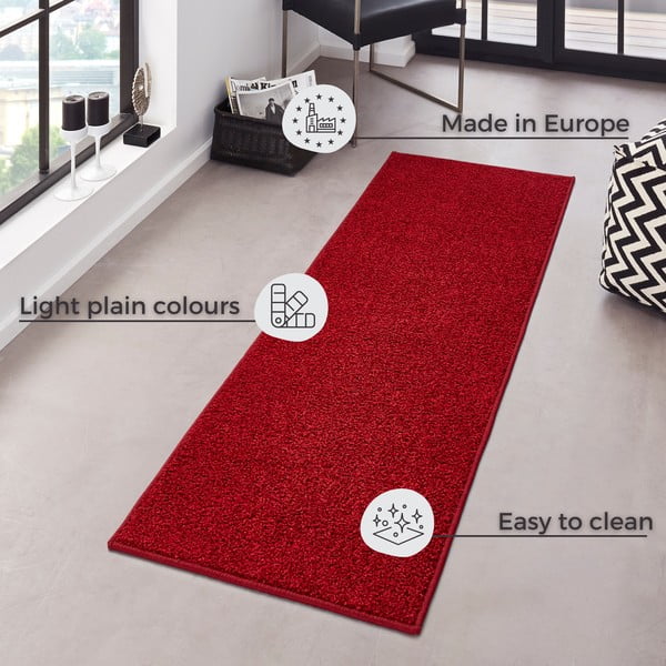 Roter Läufer 80 × 300 cm Pure - Hanse Home-image-4