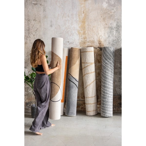 Beiger Teppich 160 × 230 cm Abstracta - Universal-image-4