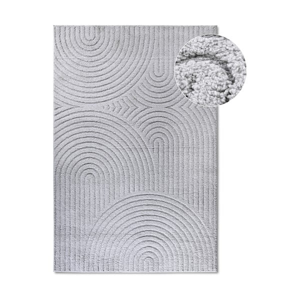 Hellgrauer Teppich 160 × 235 cm Panglao New York Light Grey - Elle Decoration