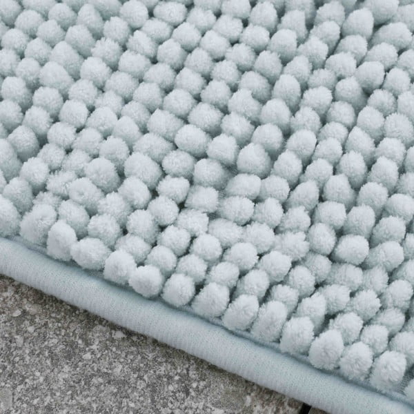 Hellblaue Badezimmermatte, 50 × 80 cm Bobble - Catherine Lansfield-image-2