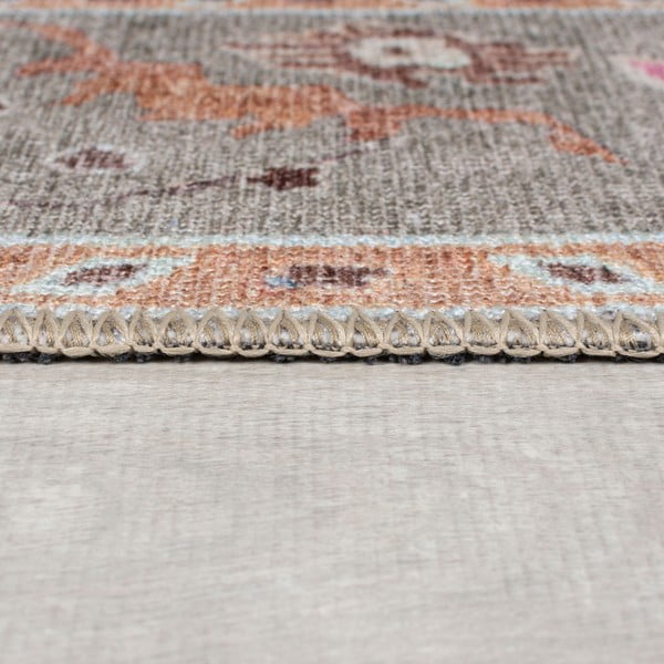 Hellgrüner, waschbarer Teppich, 190 × 290 cm Una Floral - Flair Rugs-image-4