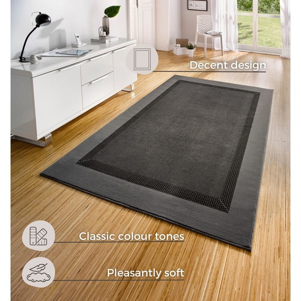 Grauer Teppich 160 x 230 cm Basic - Hanse Home-image-4