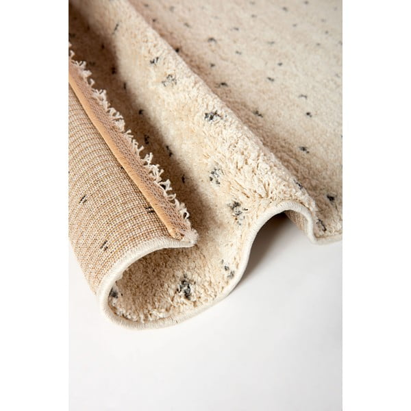Schwarzer/cremefarbener Teppich, 160 × 230 cm Dottie Black - Universal-image-1