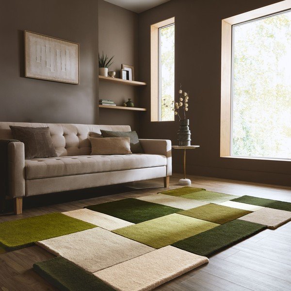 Handgewebter Wollteppich 200 × 290 cm Collage - Flair Rugs-image-1