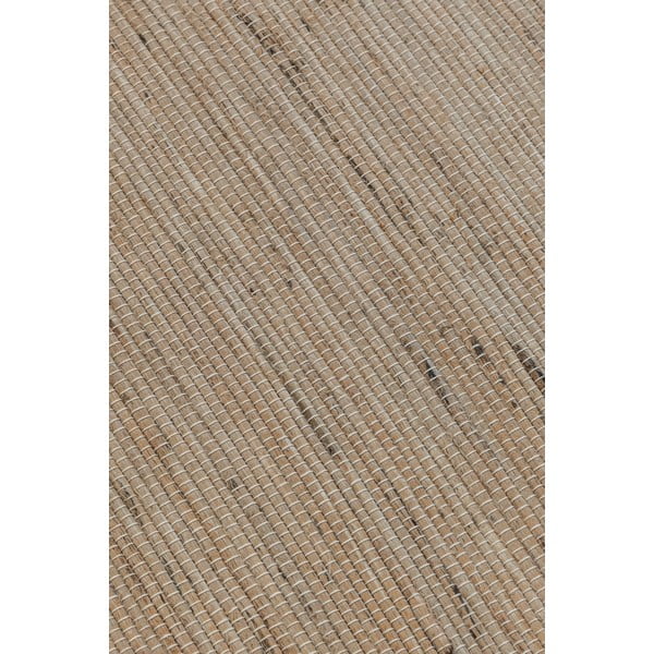 Beiger, beidseitig nutzbarer, handgewebter Teppich mit Juteanteil, 120 x 170 cm Handloom - Hanse Home-image-2