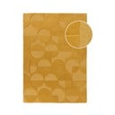 Gelber Wollteppich, 120 x 170 cm Gigi - Flair Rugs