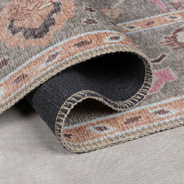 Hellgrüner, waschbarer Teppich, 190 × 290 cm Una Floral - Flair Rugs-image-2