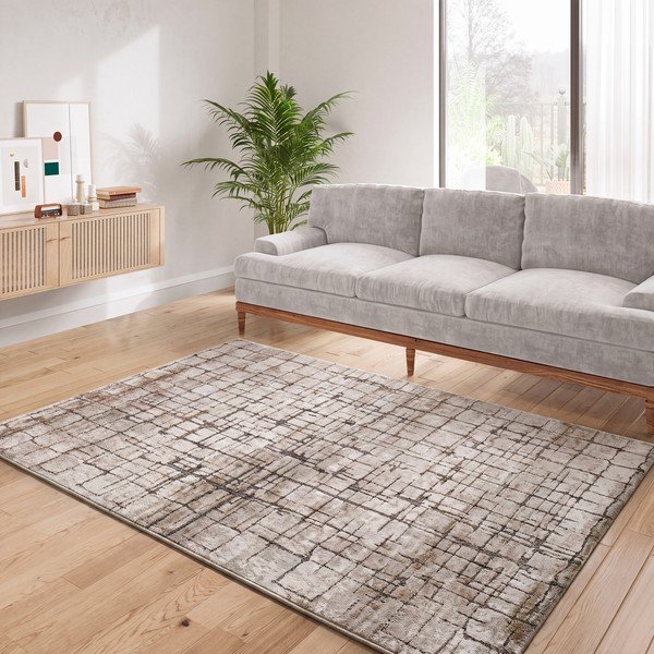 Grau-beiger Teppich, 133 × 190 cm Ceres - Universal-image-1