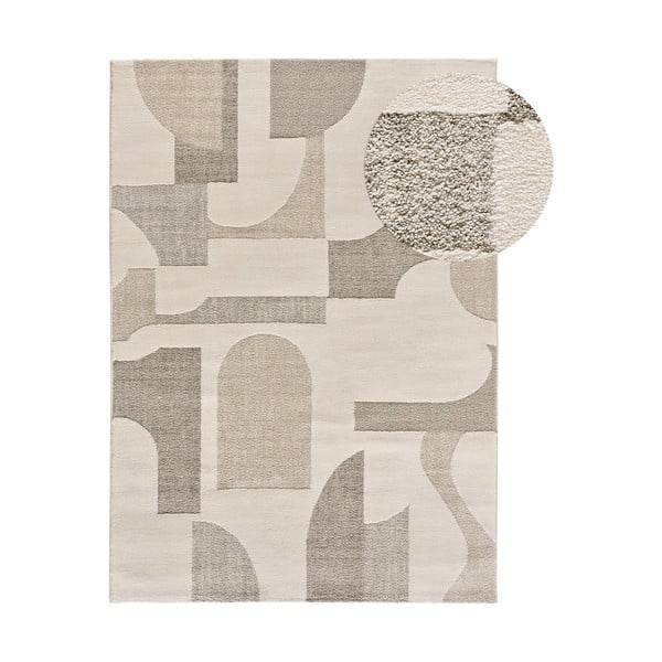 Beige-cremefarbener Teppich, 120 × 170 cm Verona - Universal