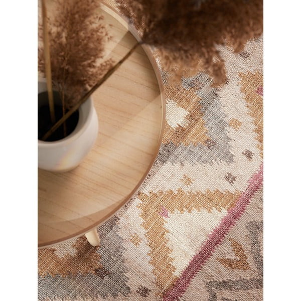 Cremefarbener, handgewebter Jute-Teppich, 120 × 170 cm Roya Imani - Elle Decoration-image-2