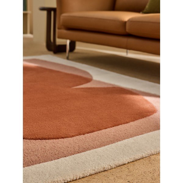 Orange/beige handgewebter Teppich 200x290 cm Kinney – MADE-image-2