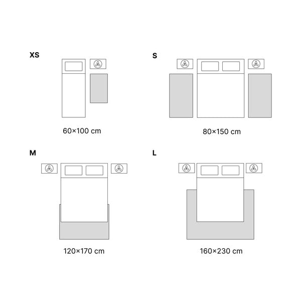 Cremefarbener Teppich 80 × 150 cm Norge Dots - Universal-image-4