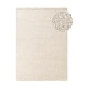 Cremefarbener/elfenbeinfarbener, handgewebter Teppich mit Wollanteil, 160 × 230 cm Majoli - Elle Decoration