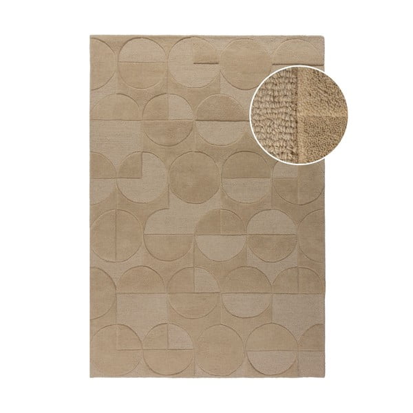 Wollteppich in Naturfarbe, 160 × 230 cm Gigi - Flair Rugs