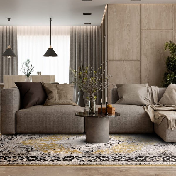 Ockerfarbener Teppich, 200 × 290 cm Sovereign - Asiatic Carpets-image-1