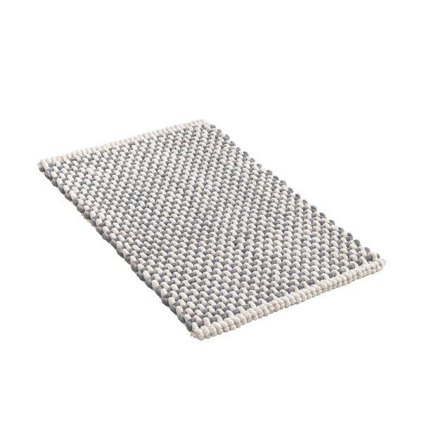 Grau-beige Badezimmervorleger, 50 × 80 cm Rafael - douceur d'intérieur-image-4