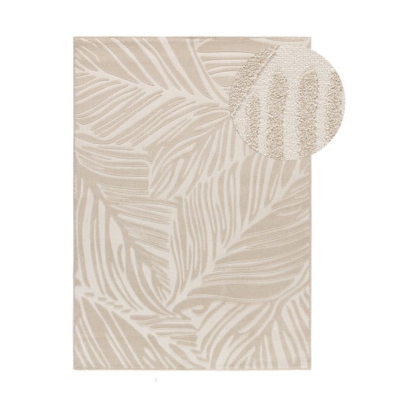 Cremefarbener Teppich 133 x 190 cm Sensation - Universal
