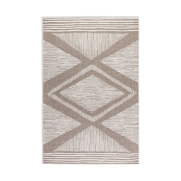 Cremebrauner Outdoor-Teppich, 120 × 170 cm Gemini - Elle Decoration-image-2
