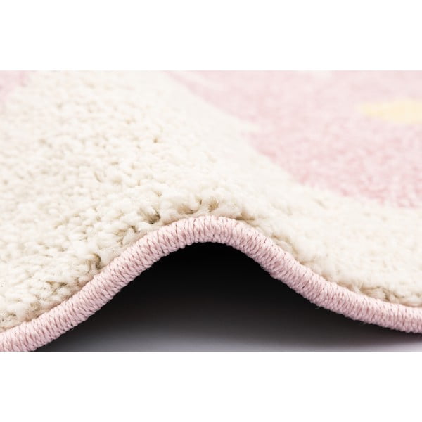 Rosa/elfenbeinfarbener Kinderteppich, 80 x 150 cm Dazzy Rose - FD-image-2