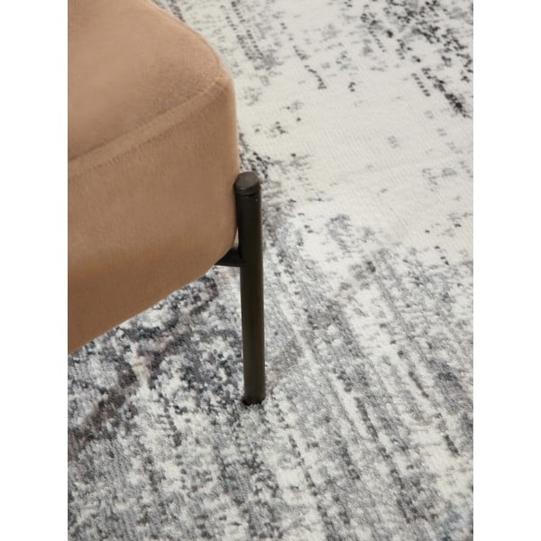 Grau-cremefarbener runder Teppich, Ø 160 cm Gloria Lydia - Hanse Home-image-3