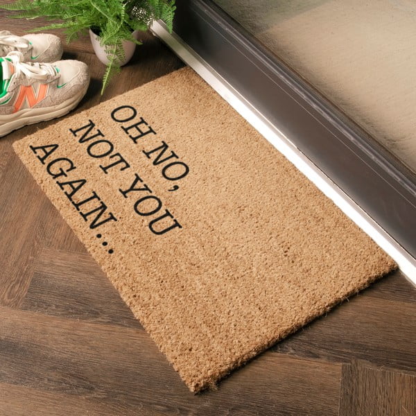 Fußmatte aus Kokosfasern, 40 x 60 cm Oh No Not You Again - Artsy Doormats-image-2