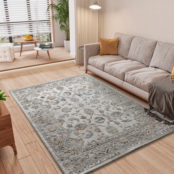 Beiger Teppich 134 × 200 cm Keops - Universal-image-1