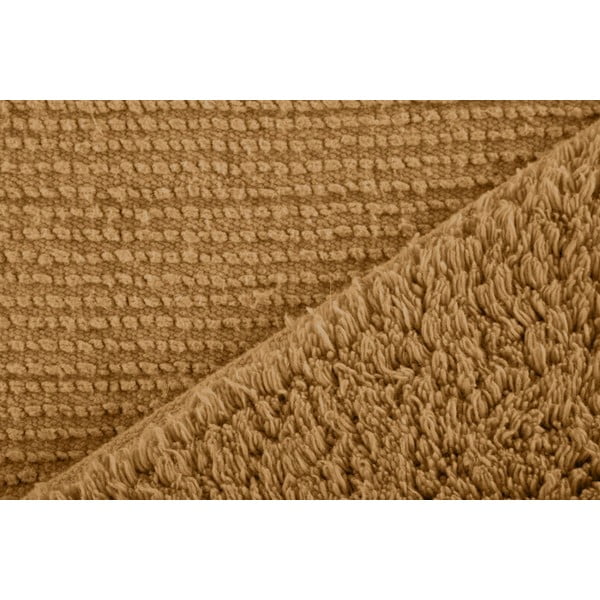 Cognacbrauner Badezimmerteppich, 100 x 60 cm Riva - Tiseco Home Studio-image-1