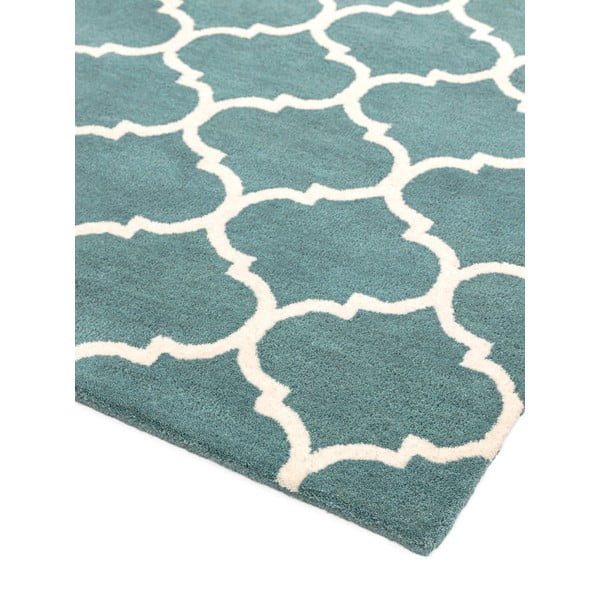 Blauer, handgewebter Wollteppich, 120 × 170 cm Albany Ogee - Asiatic Carpets-image-3
