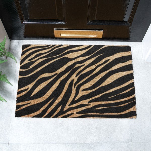 Fußmatte aus Kokosfasern, 40 x 60 cm Zebra - Artsy Doormats-image-2