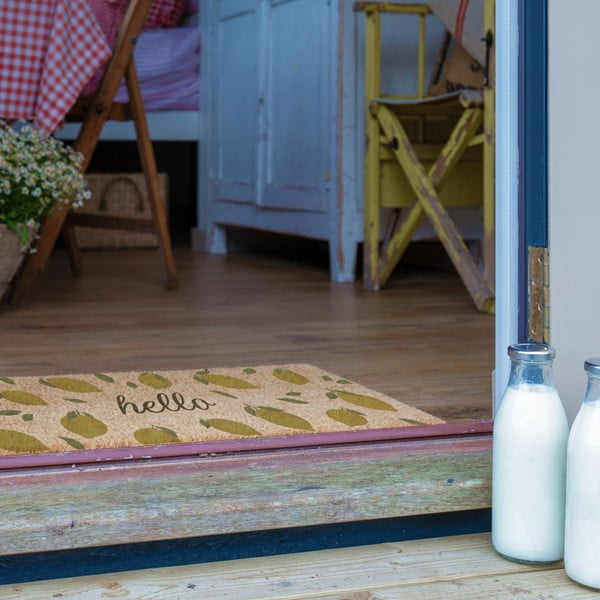 Fußmatte aus Kokosfasern, 40 x 120 cm Hello Lemons - Artsy Doormats-image-2