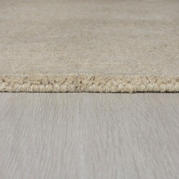Beiger Wollläufer 60 × 230 cm Textured Wool Border - Flair Rugs-image-4