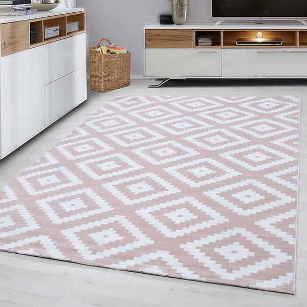 Hellrosa Teppich 120 × 170 cm Plus - Ayyildiz Carpets-image-1