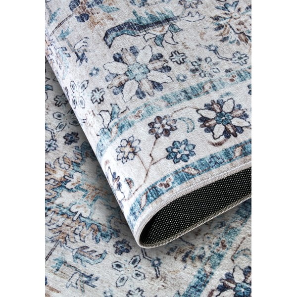 Hellblauer Teppich, 160 × 230 cm Saveh Cream Blue - Elle Decoration-image-3