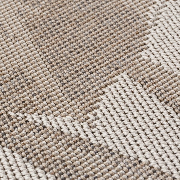 Beiger runder Teppich für den Innen- und Außenbereich, Ø 120 cm Desert 1302 - Ayyildiz Carpets-image-2