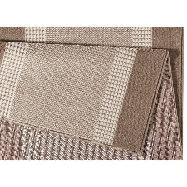 Brauner/beiger Läufer 80 × 200 cm Basic - Hanse Home-image-3